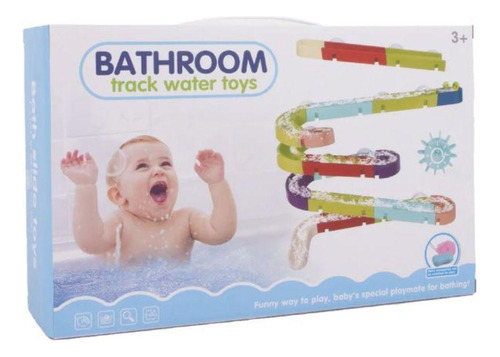 Brinquedo Banho Bebês Bathroom Track Water Toys 39 Peças