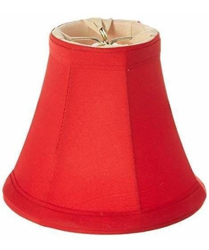Pantalla Para Lámpara De Araña De Campana Roja Royal Designs