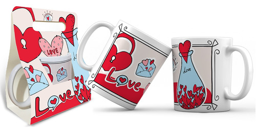 Taza 14 Febrero San Valentín Día Amor Y Amistad