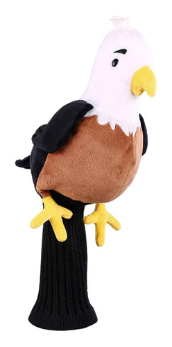 Novedad Cute Bird Golf Club Guard Protector Marrón