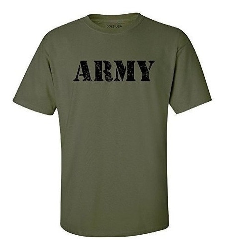 Camiseta Vintage Con Logotipo Del Ejército