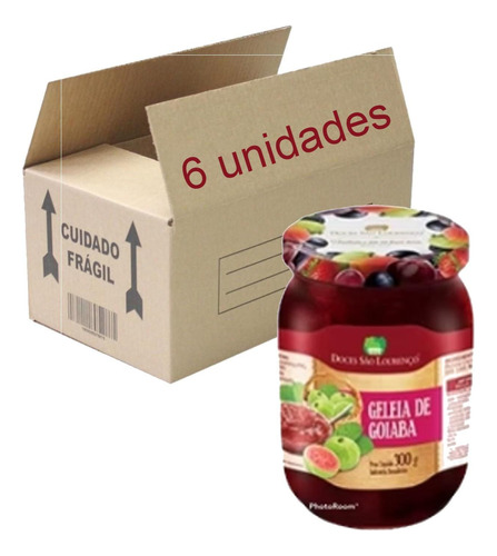 Geleia De Goiaba São Lourenço 210g (6 Unidades)