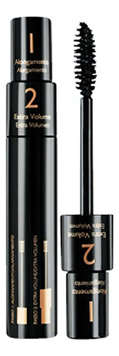 Máscara De Pestañas Natura Una 2 En 1 Negro 10ml Negro