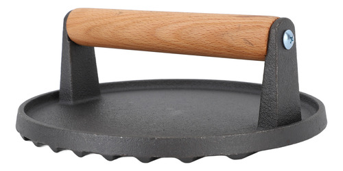 Madera Prensada De Tocino De Hierro Fundido Steak Weight