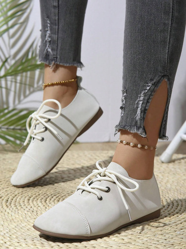 Mocasines Casuales Para Mujer Zapatos De Cuero Cómodos