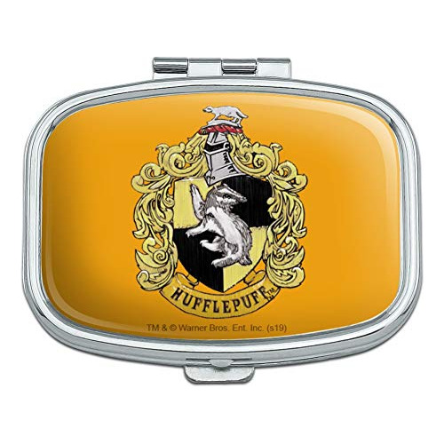 Harry Potter Hufflepuff Cresta Pintada Caja De Píldora...