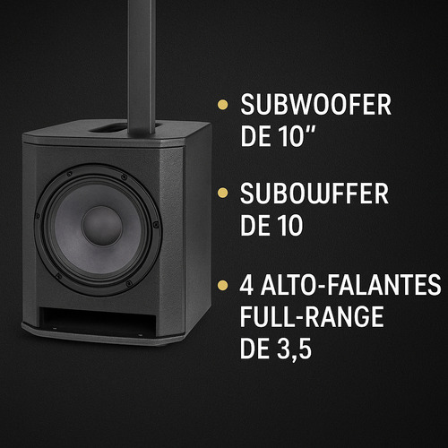 Sistema Vertical Line Array Lexsen Vl10 800wrms