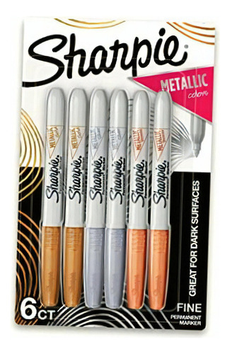 Sharpie Metallic 1829201 Marcador Permanente De Punta Fina