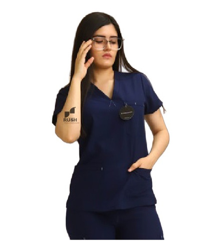 Blusa Para Uniforme Quirurjico Dama Pijama Antifluido Scrub