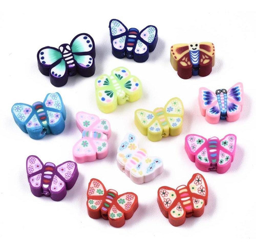 Mariposas De Fimo (pack Por 10 Unidades)