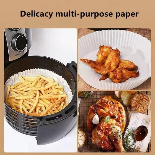 Plato De Papel Para Freidora De Aire, 50 Pieces, 20 Cm Color 1