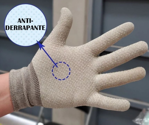 Imagen 6 de 6 de Guantes Con Cobre Antibacterial Para Niños Comodo Reusable