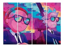 Comprar Cuadros Modernos Rick Y Morty 80x60 Cm Gs Cuadros