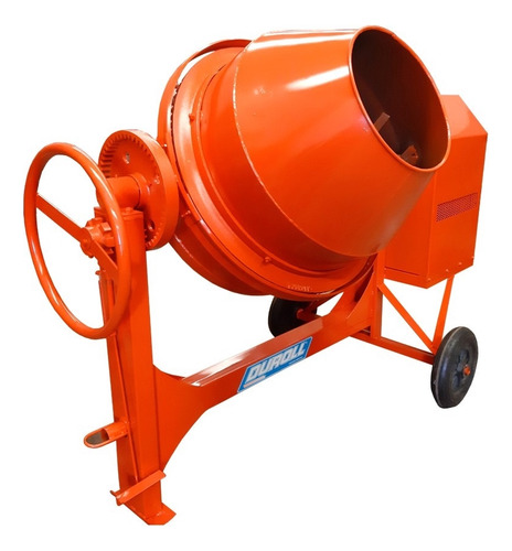 Hormigonera De Volteo Naranja Industrial 400 Litros Duroll