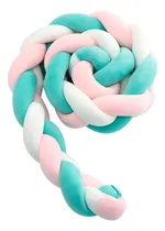 Comprar Chichonera Trenzada Para Cuna 2.5mts Bebes Protección El Rey