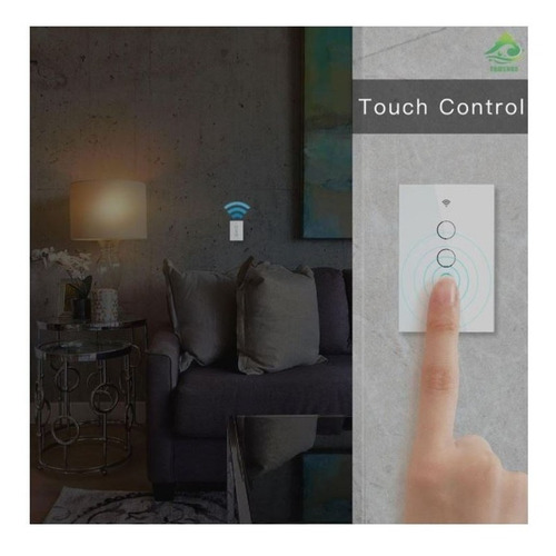 Interruptor Wifi 3 Conectores, Contecta Con Alexa