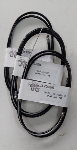 Juego Cables Acelerador Embrague Freno Zanella 175 180
