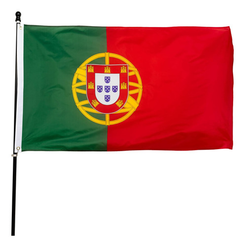 Danf Bandera De Portugal De Poliéster De 3 X 5 Pies De Groso
