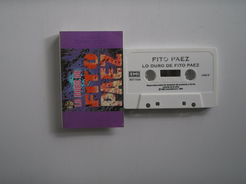 Fito Paez Lo Duro D Fito Paez Casete Printed Colombia 1996