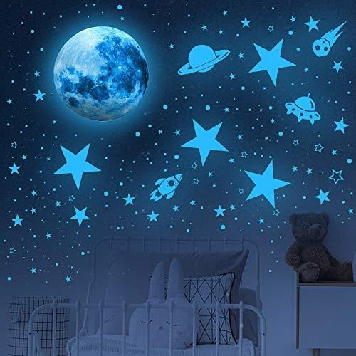 Imagen 5 de 6 de Estrellas Brillantes Para Techo, 1002 Piezas De Estrellas Qu