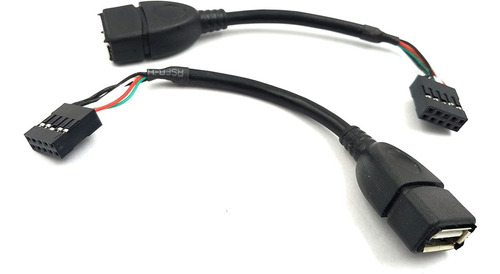 Cable 9 Pines A Hembra Usb 2.0 De Placa Base