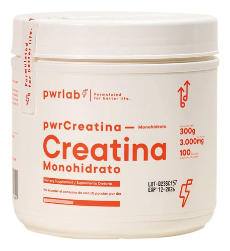 Creatina Monohidratada Pwr 300g - g a $567