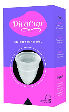 Divacup Copa Menstrual Reusable, Modelo 1