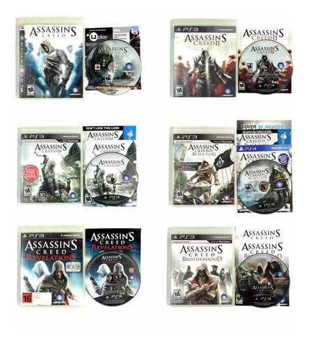 Assassin's Creed Colección Original De Playstation 3 Físicos