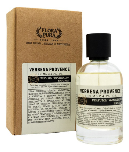 Perfume Linha Flora Verbena Provence 100ml Flora Pura Volume da unidade 100 mL