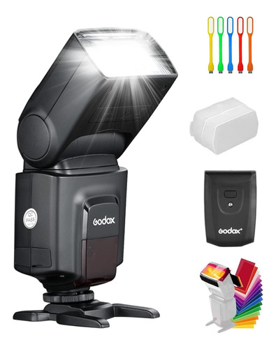 Cámara Godox Tt560ii Inalámbrica Gn38 De 433 Mhz Con Flash S