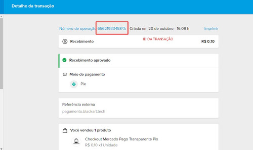 Script Mercado Pago Checkout Transparente Pix
