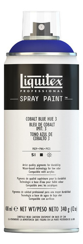 Tinta Acrílica Spray Liquitex 400ml 3381 Cobalt Blue Hue 3 Cor Azul