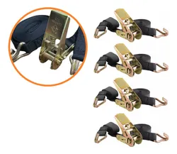 Comprar Kit 4 Conjuntos Catraca E Cinta Amarração De Cargas 800kg no Mercado Livre