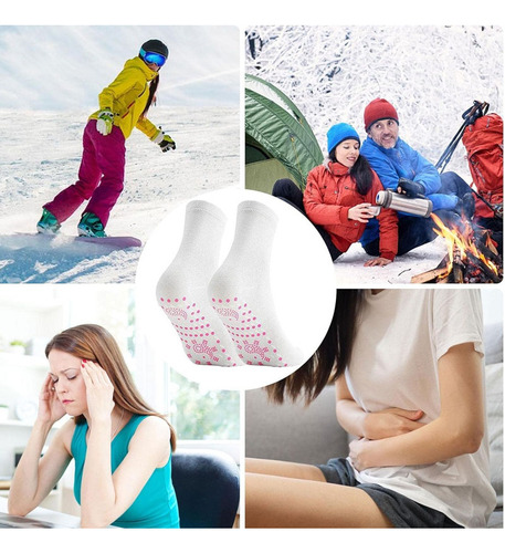 Conjunto De 15 Meias Unissex De Inverno Com Aquecimento Auto