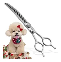 Comprar Fogosp 7.5 Tijeras Curvadas Para Peluquería Canina Tijeras