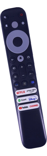 Control Remoto Para Rca Tcl Admiral Smart Netflix Disney Negro
