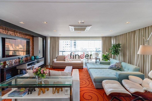 Imagem 9 de 30 de Particolare Na Rua Volta Redonda, 388. Amplo Apartamento À Venda, 385 M², Andar Alto, Varanda Gourmet, 3 Suítes, 5 Vagas E Lazer Completo. Campo Belo - Ap13301