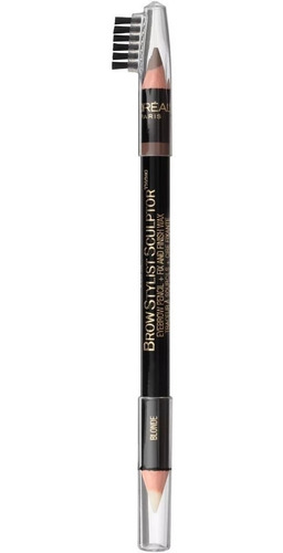 Lápiz De Cejas Brow Stylist Sculptor Loreal (335) Marrón Claro