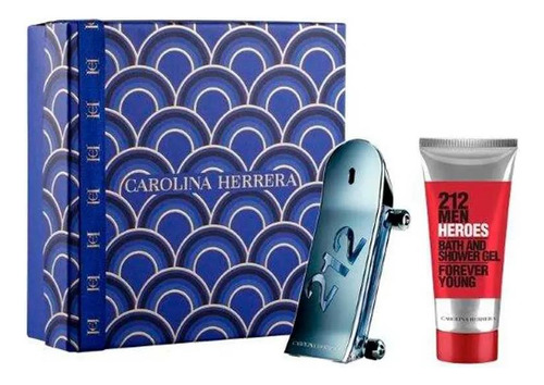Perfume Carolina Herrera 212 Men Heroes Edt 90ml + De Banho
