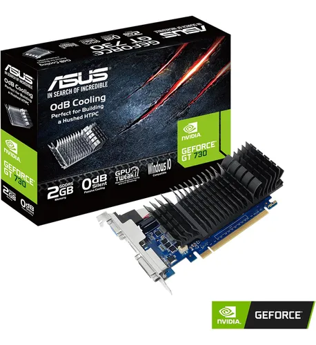 Asus Geforce Gt 730 2gb Gddr5 Tarjeta De Gráficos De Perfil