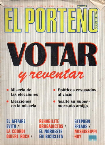 Revista El Porteño 89 Mayo 1989