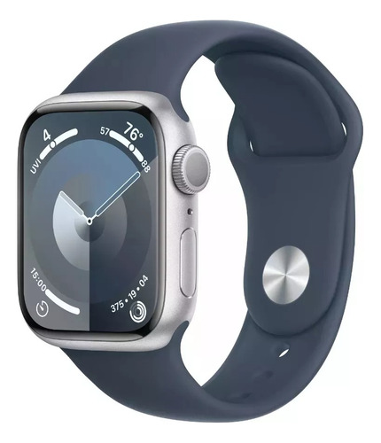 Apple Watch Series 9 Gps 41 Mm Plata M/l Azul Mr913ll/a