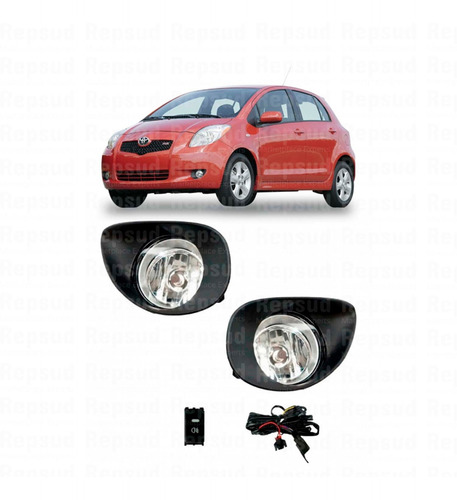 Kit De Neblineros Toyota Yaris Sport P9 1.3 2007 Ncp90