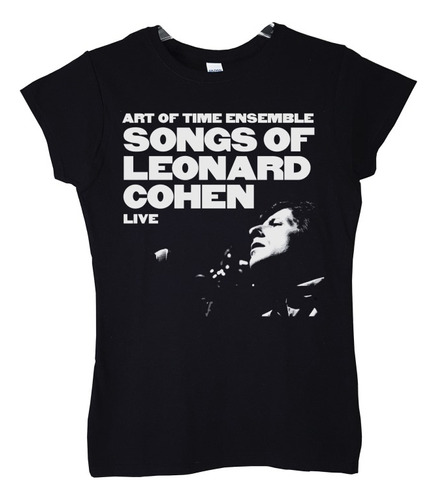 Polera Mujer Songs Of Leonard Cohen Live Rock Abominatron