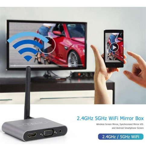 Receptor De Dongle Con Pantalla Wifi Para Transmitir El