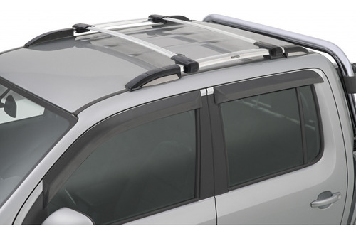 Travesaño Rack De Techo Elite Cromo Para Volkswagen Amarok