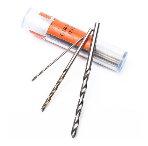 Broca Micro Hss Twist .5 Mm 10 Piezas Vástago Recto