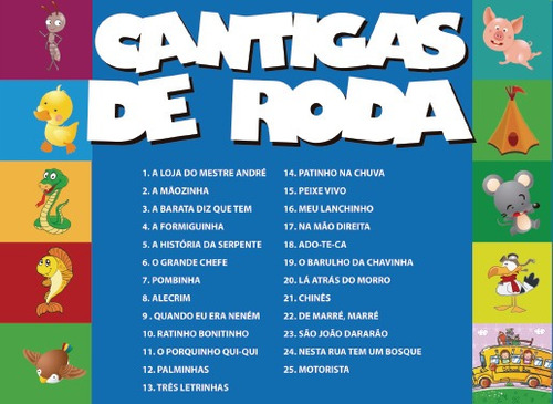 Coleção Cantigas De Roda 4 Cds 100 Músicas Educação Infantil | Parcelamento sem juros Coleção Cantigas De Roda 4 Cds 100 Músicas Educação Infantil | Parcelamento sem juros