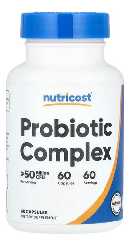 Nutricost Probioticos Complex 50 Billones CFU 60 Caps Sabor Sin Sabor