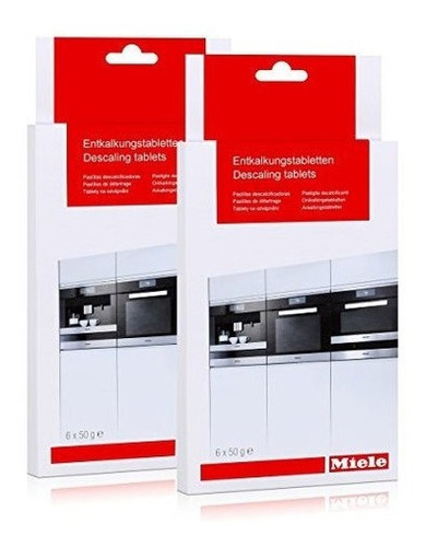 Miele 10178330 Tabletas Desincrustantes, 6 Tabletas (paquete